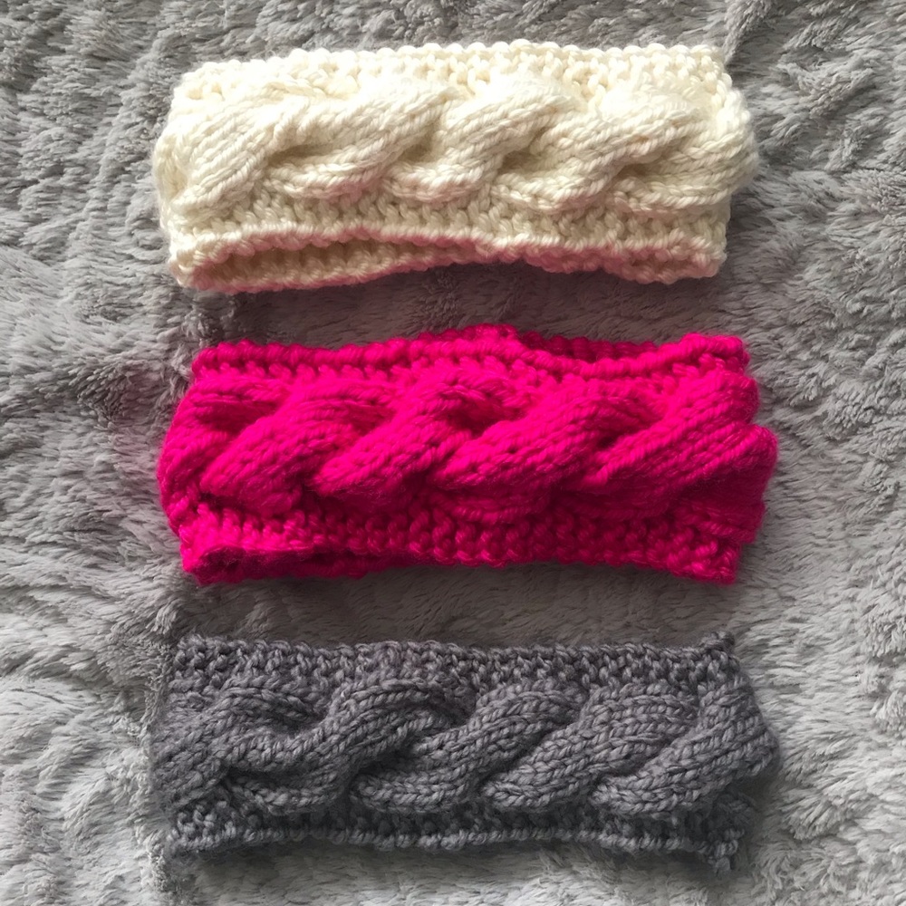 Cable Knit Headbands